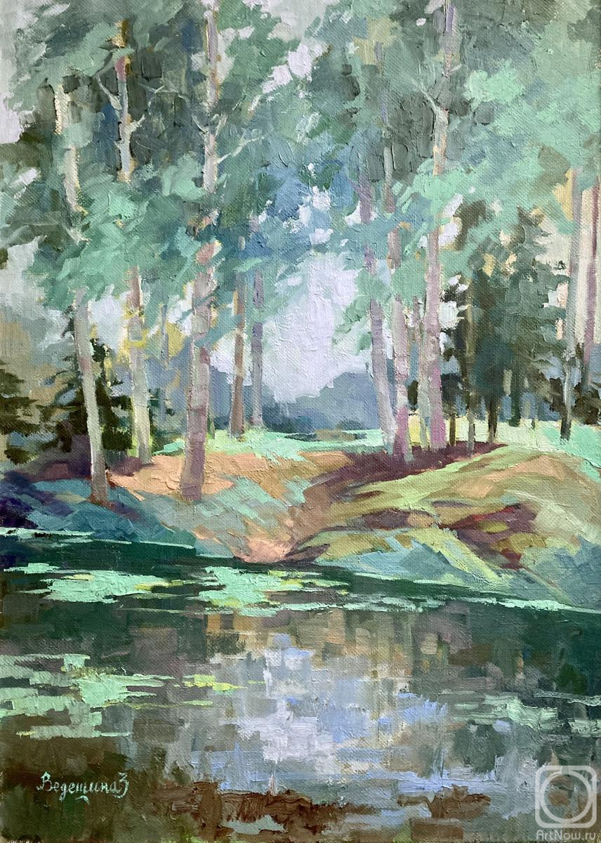 Vedeshina Zinaida. A quiet day on the Vorya River