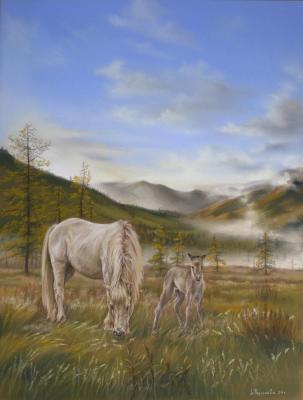 At dawn. Pershneva Anna