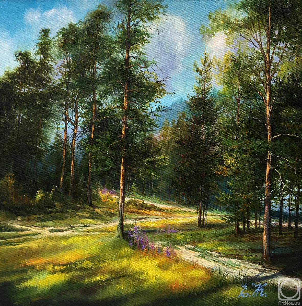 Korableva Elena. Along forest paths