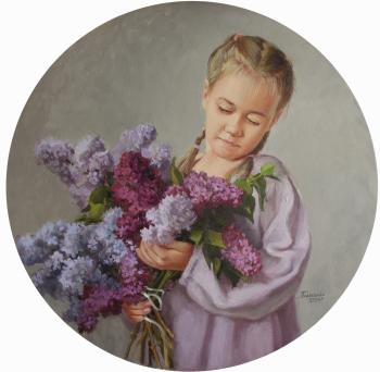 Girl with Lilac. Bychenko Lyubov