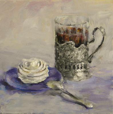 Glass of tea. Korznikova Larisa