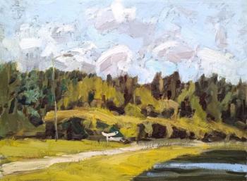 The edge of the park