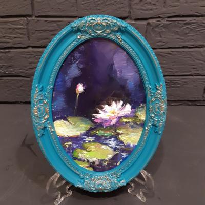 Water lilies. Silence in the pond. Prokofeva Irina