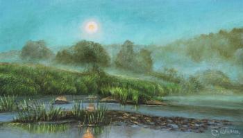 Misty river. Gaponov Sergey