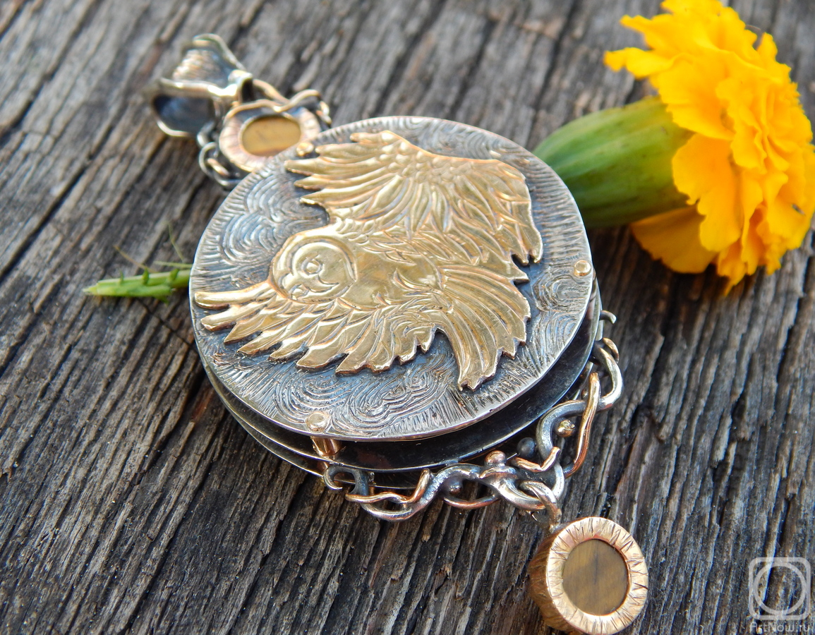 Dementiev Sergey. Owl Pendant
