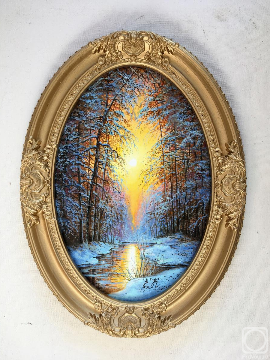 Korableva Elena. Winter evening