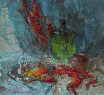 Red pepper (Emerald Painting). Marmanov Roman