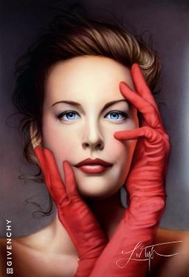 Liv Tyler in the Givenchy ad campaign