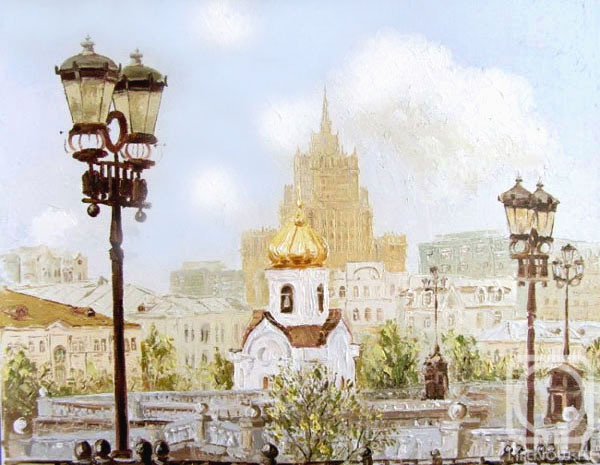 Radchinskiy Michail. Moscow. View from the Patriarch's Bridge