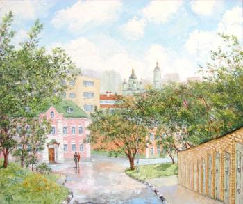 Moscow, Kurskaya metro station, Syromyatnichesky lane