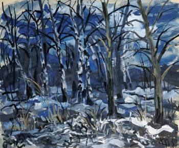 The end of a winter day. Karaceva Galina