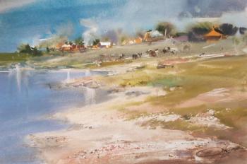 Summer in Makaryevo (Cows River). Orlenko Valentin