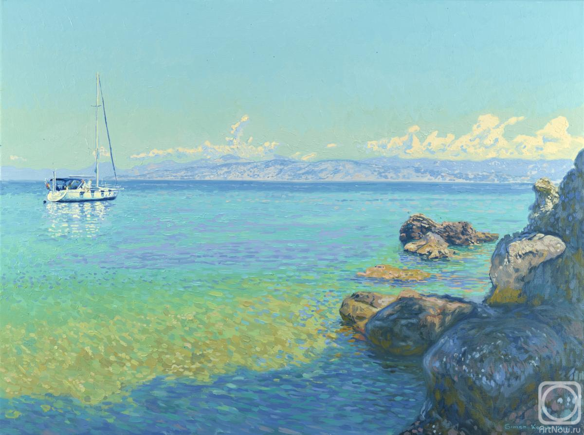 Kozhin Simon. Yacht. Corfu