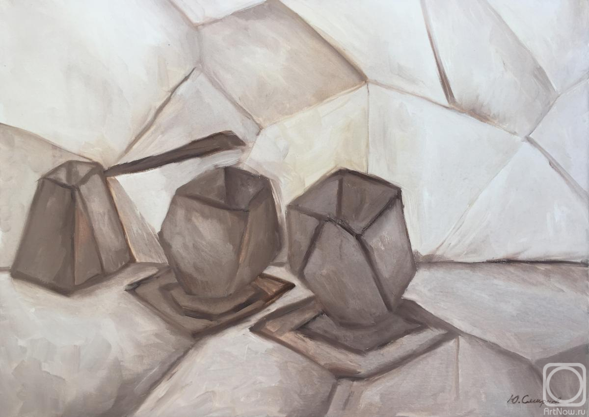 Smirnov Yuriy. Two cups of coffee and cezve