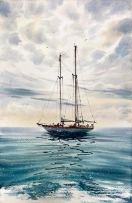 Yacht trip. Gorbacheva Evgeniya