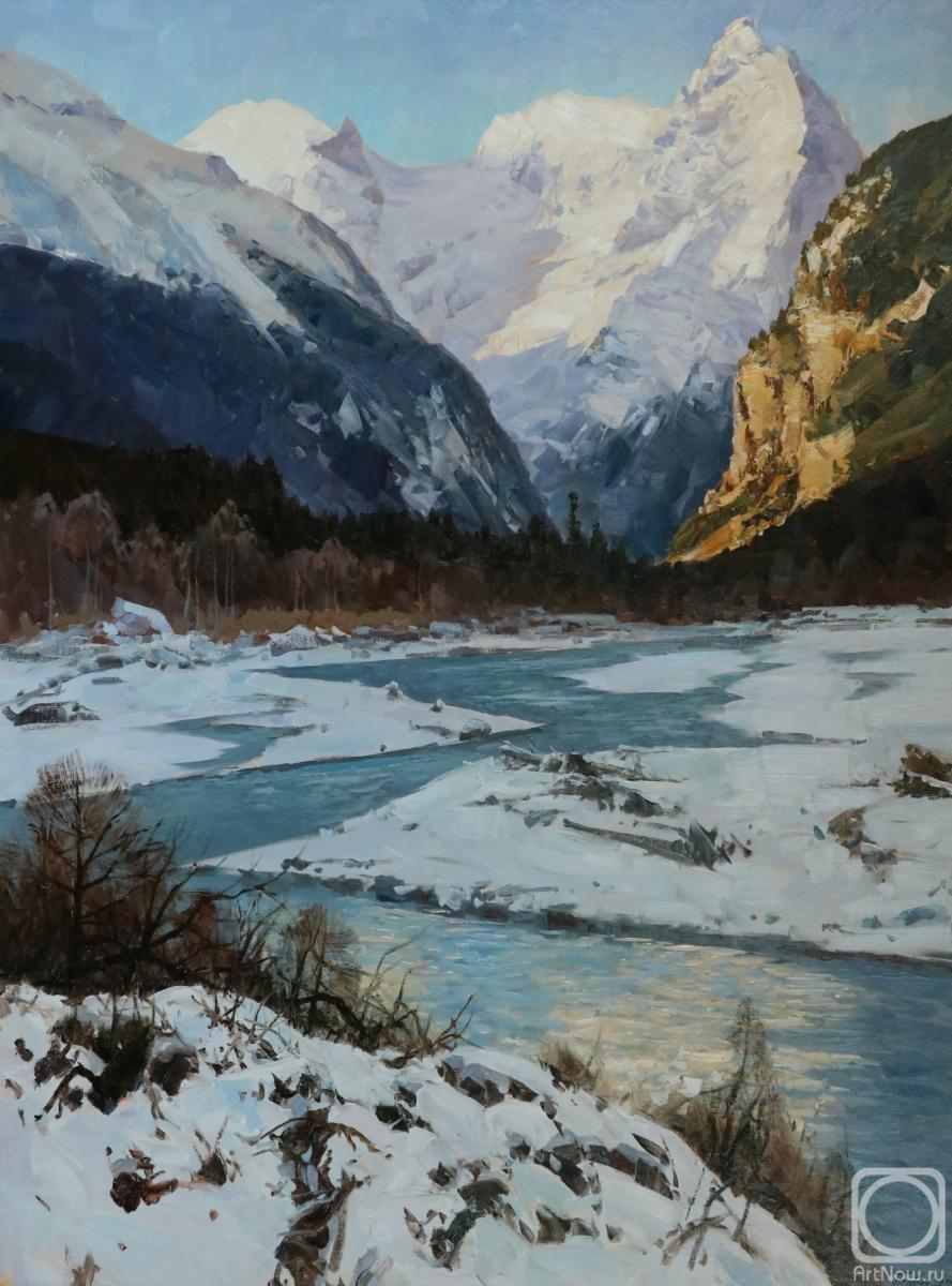 Babich Aleksandr. Teberda River. View of Belalakaya