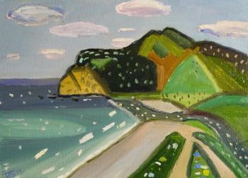 Tikhaya Bay in August (Sakhalin Island) (Green Hills). Ten Irina