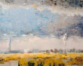 Window view, autumn. Rabinovich Lyudmila