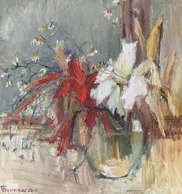Lilies on the window. Bolotskaya Lyudmila