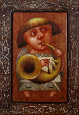 Angel with a trumpet