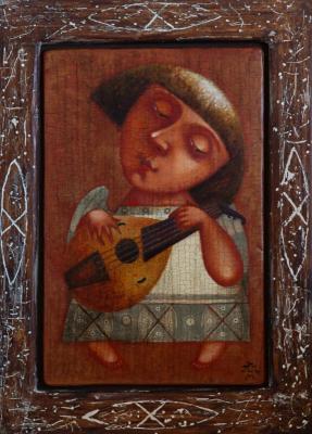 Angel with a lute