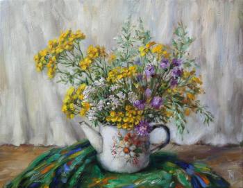 Картина «Букет в молочнике»