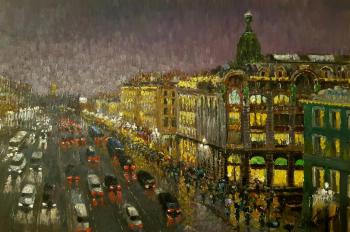 Silver rain on Nevsky. Konturiev Vaycheslav