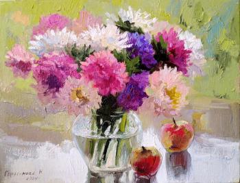 A bouquet of asters. Gerasimova Natalia