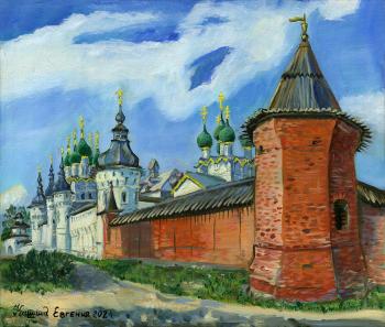 Walls and towers of the Rostov Kremlin. Kashina Eugeniya