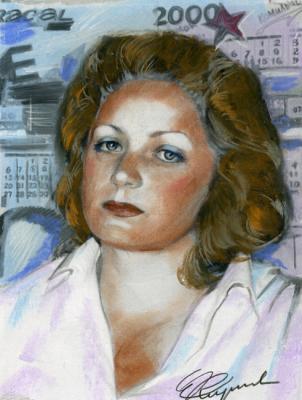 Portrait of Svetlana 199 (White Blouse). Karpov Evgeniy