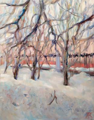 Hieroglyphics and lace of the city. Samoylova Diana