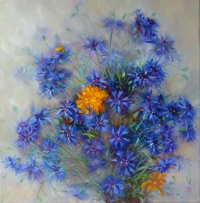 Cornflower blue noon