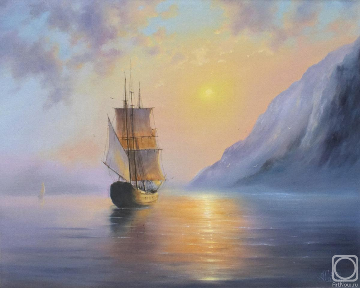 Samusheva Anastasiya. In the warm reflections of dawn