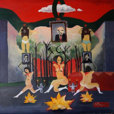 Make bonfires, blue nights! We are pioneers, children of workers. Voznesenskiy Aleksey