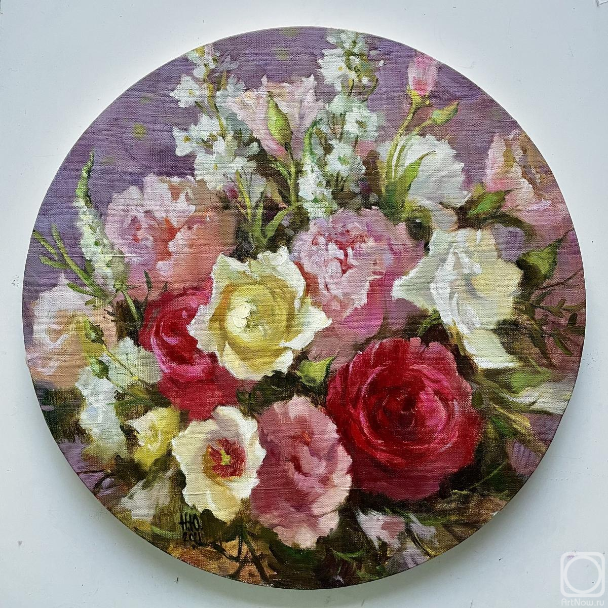 Nepokytaya Julia. Bouquet with white flowers