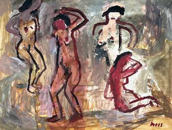 In the sauna. Jelnov Nikolay