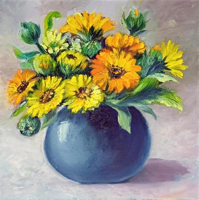 The Bouquet Of Calendula. Ivanova Aleksandra