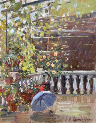 On the terrace after the rain. Zhukova Juliya