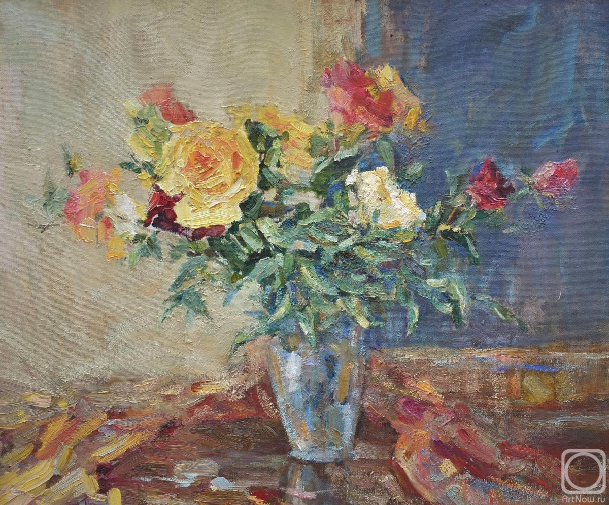 Bushnyak Alena. Still life with roses