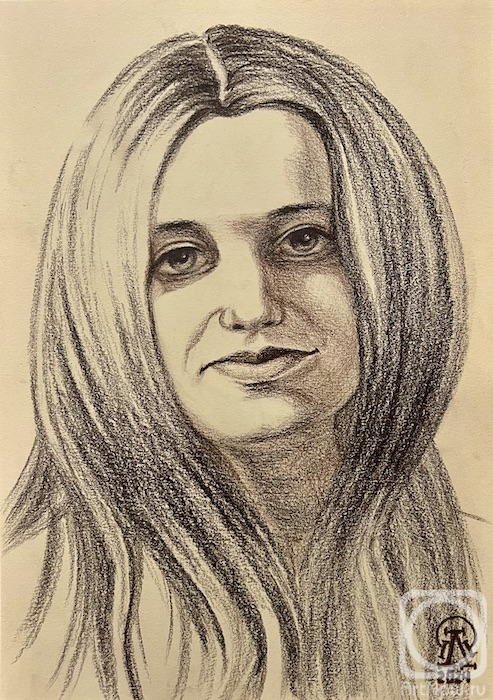 Lukaneva Larissa. Portrait of a Woman