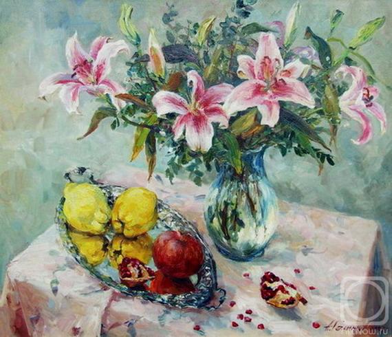 Galimov Azat. Lilies and fruits