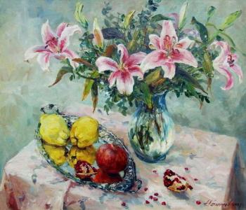 Lilies and fruits