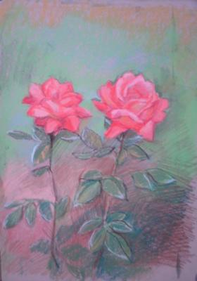 Two roses. Kruppa Natalia