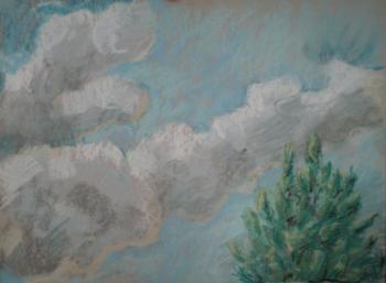 White-winged clouds. Kruppa Natalia