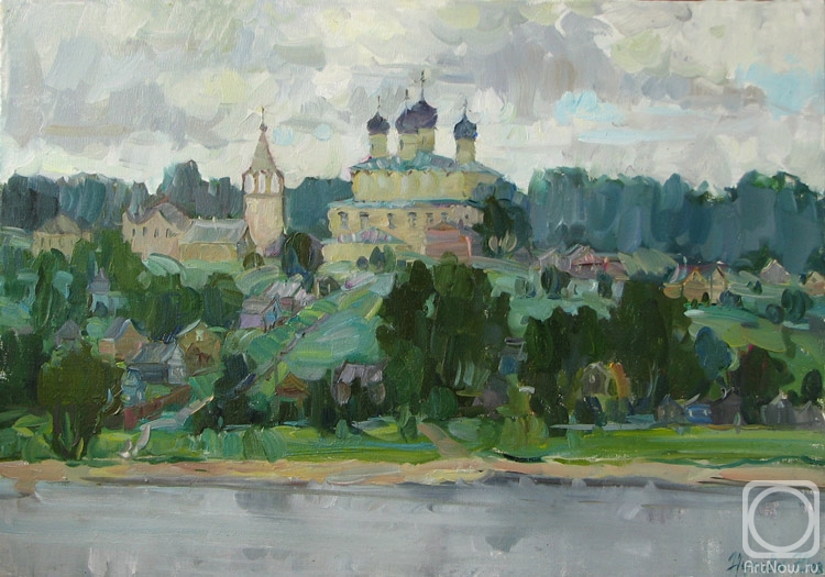 Zhukova Juliya. Small town on the river Volga