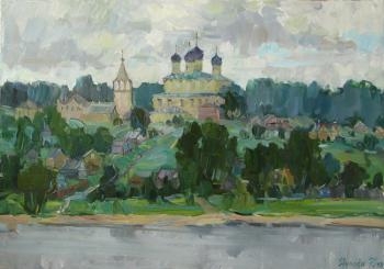 Small town on the river Volga. Zhukova Juliya