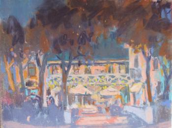 Night cafe. Alupka. Lapygina Anna