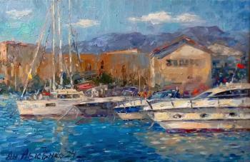 Yachts and the sea (Port City). Lyssenko Andrey