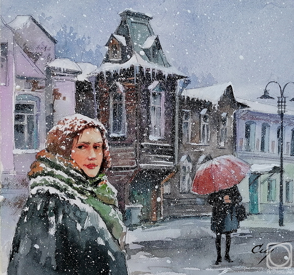 Stuliev Leonid. The city of Kimry. The house of the merchant Serepyev