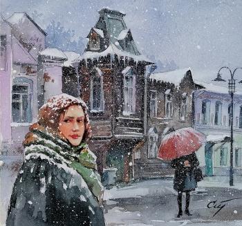 The city of Kimry. The house of the merchant Serepyev. Stuliev Leonid